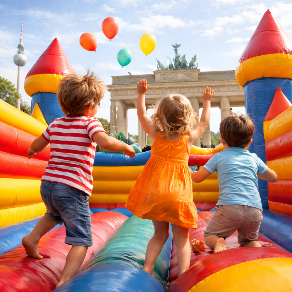 Hüpfburgen & Kinderattraktionen in Berlin