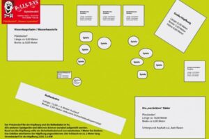 Platzbedarf für die Spielefeste hier ein Riesen Spielefest