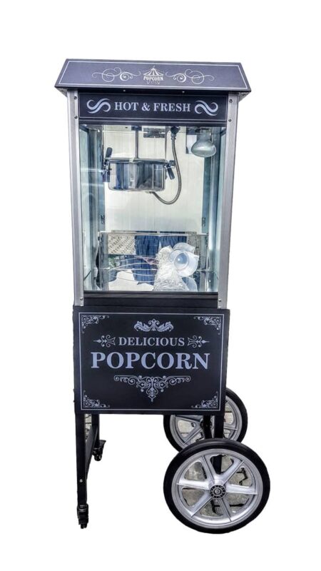 Popcornmaschine schwarz