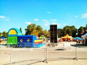 Unser Kinderbereich auf einem Festival
