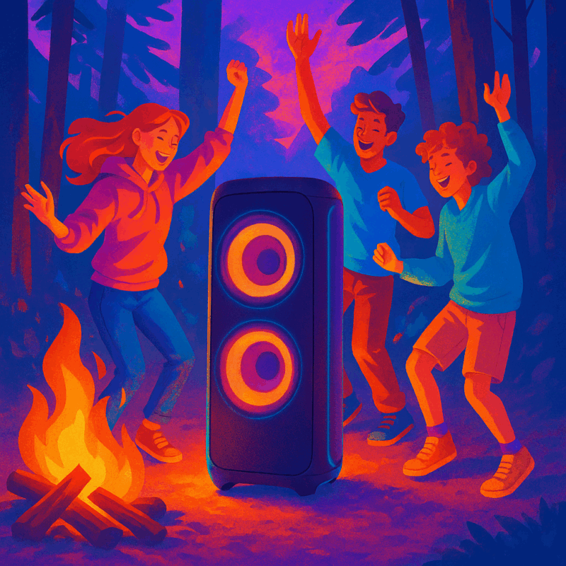 Grillparty Musikanlage