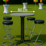 Kombi mit 4 Barhockern (pro Tisch) +40,00 €