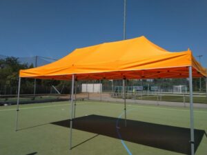 Pavillon 3x6 Meter in Orange