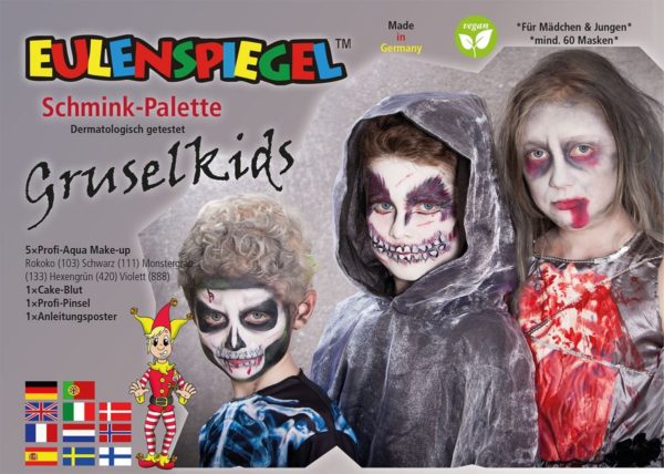 Gruselkids – Schminkpalette