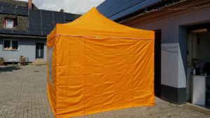 Pavillon 3x3 geschlossen mit Seitenwänden