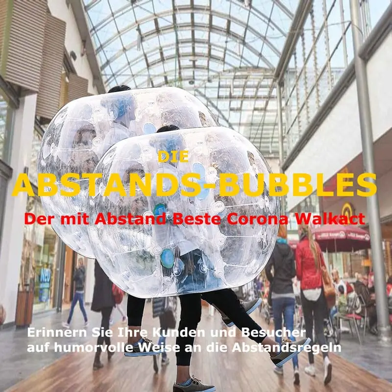 Abstand Bubbles