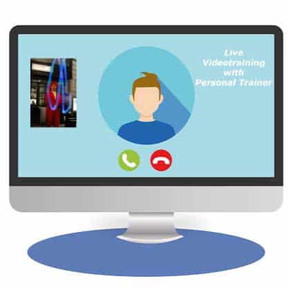 Live Videotraining with personal trainer