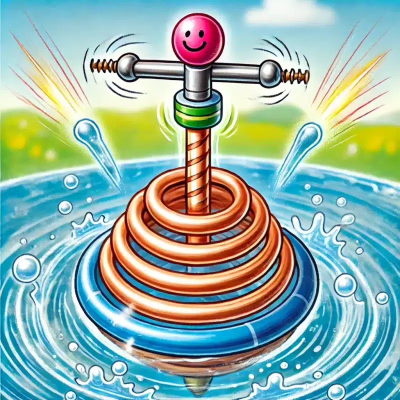 Dampfkreisel Experiment für Kinder