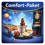 Comfort PAKET - Stehtisch für die Pfeile und Dartmatte mit Abwurflinie +50,00&nbsp;&euro;