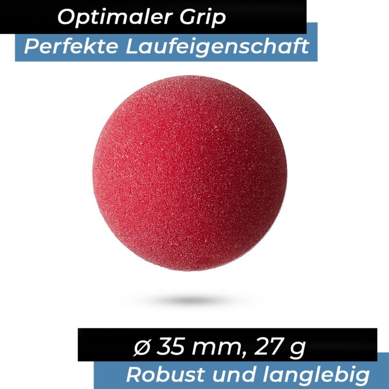 Tischfussball Set rot