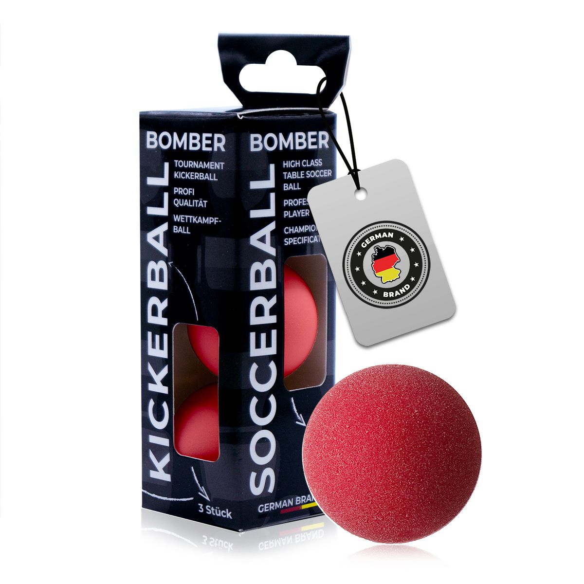 Tischkickerball Bomber Rot