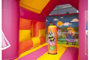 Hüpfburg Prinzessin mit Rutsche