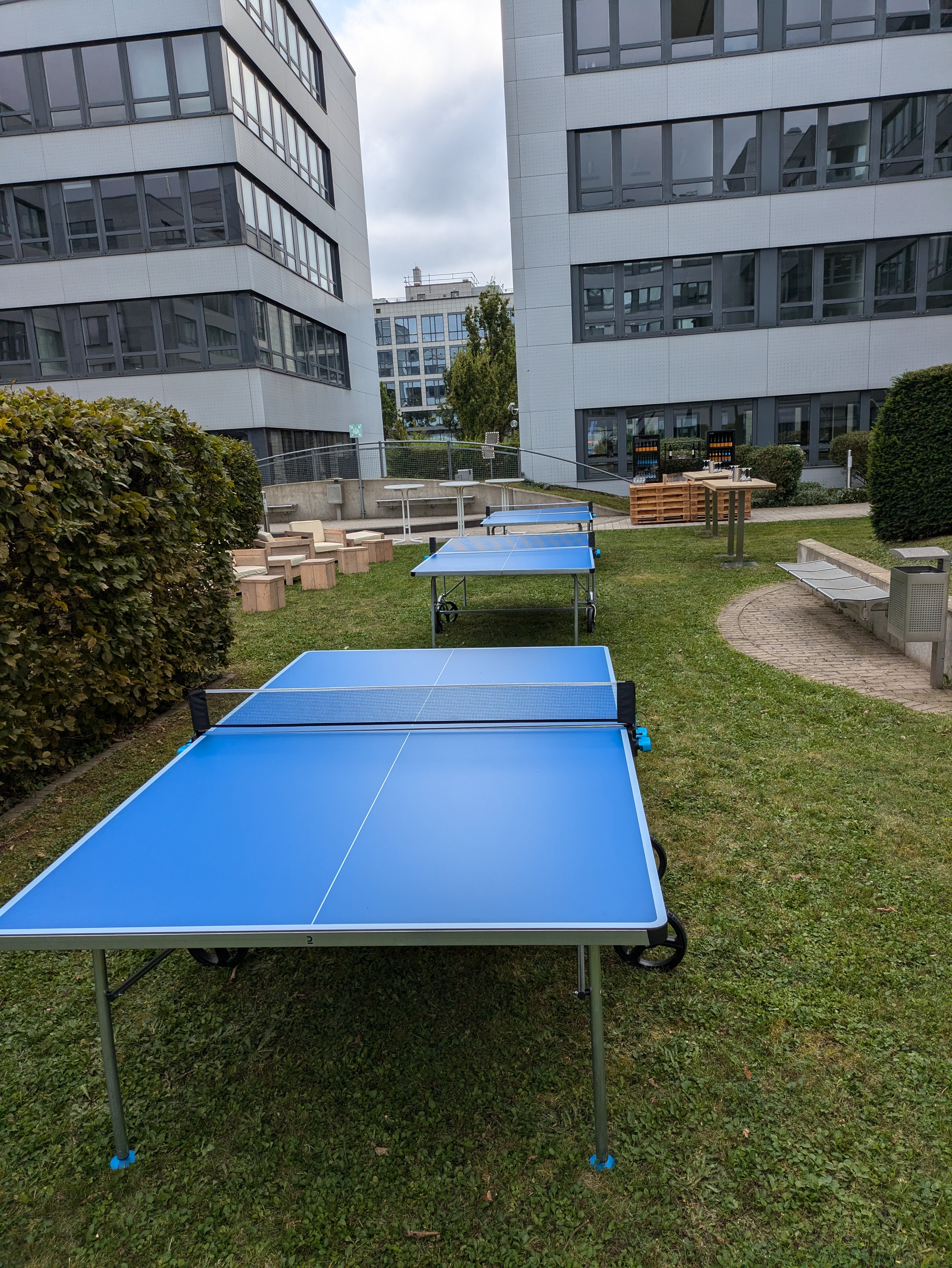 Tischtennisplatten Afterwork Party