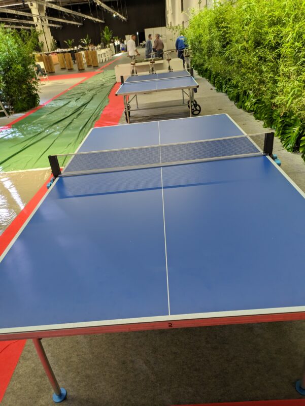 Tischtennisplatten Messe