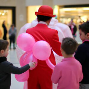 Ballonkünstler Shopping Center