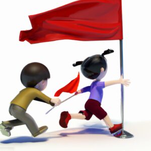 Flagge stehlen