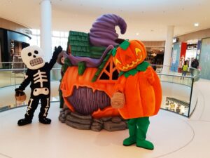 Maskottchen Einkaufszentrum