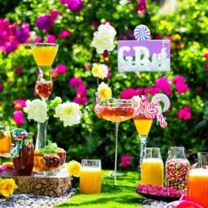 Candy Bar mit Getränken