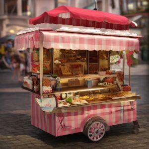 Crepes Stand Candy