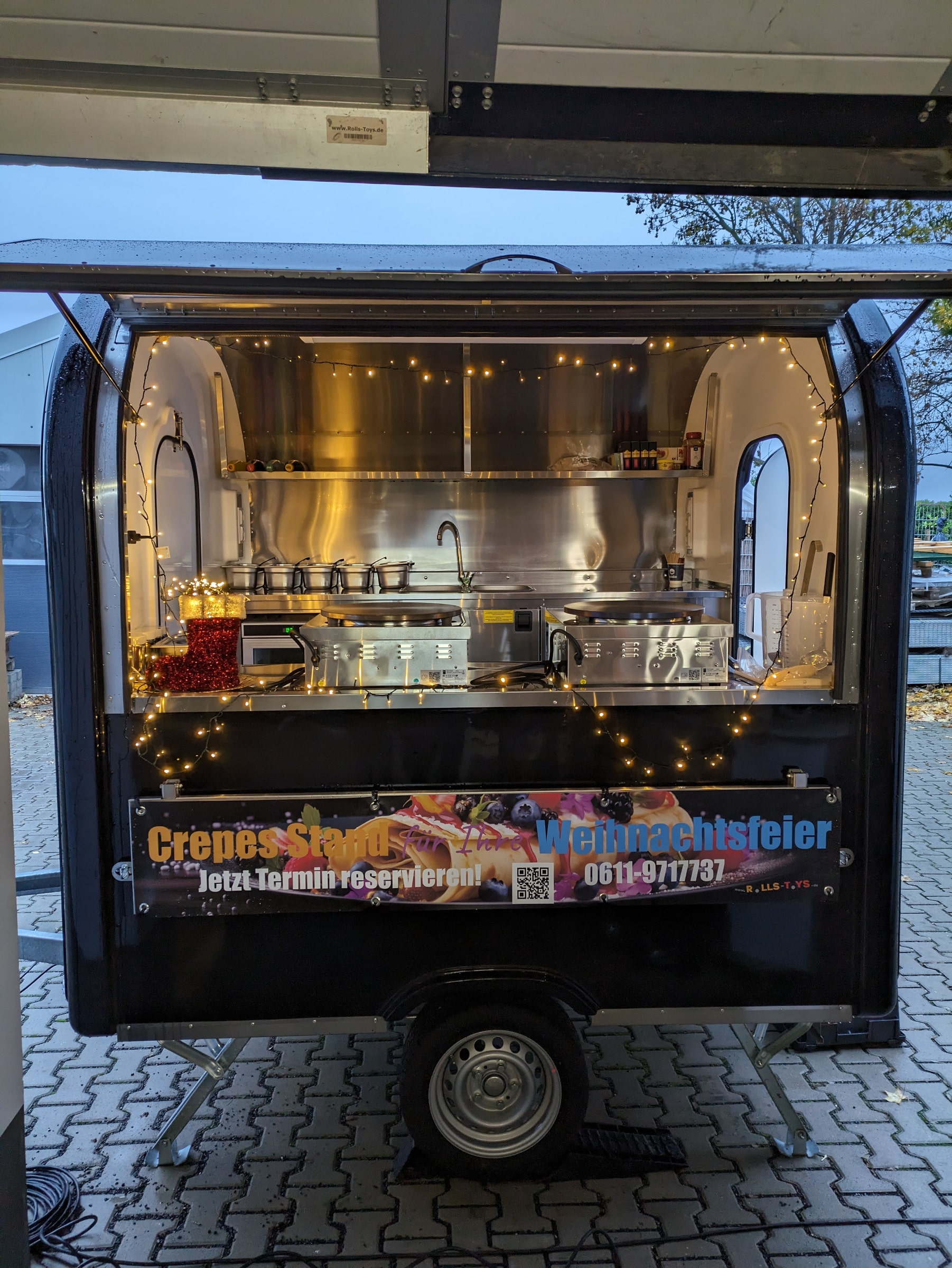 Crepes Wagen Weihnachten