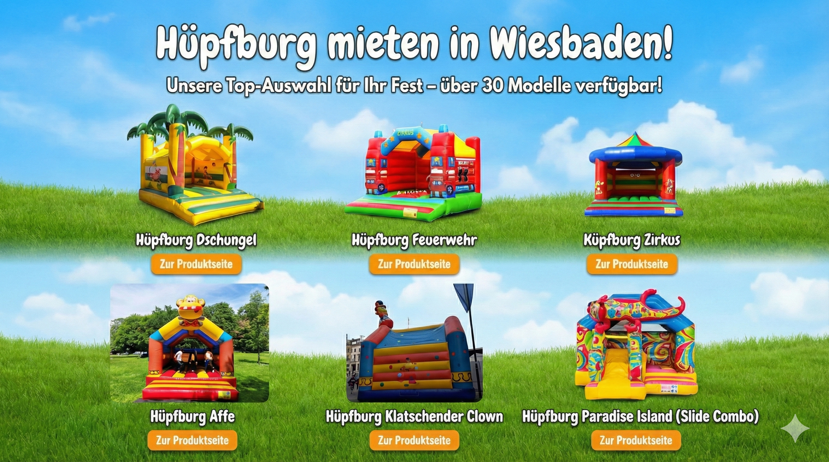 Hüpfburg miete in Wiesbaden