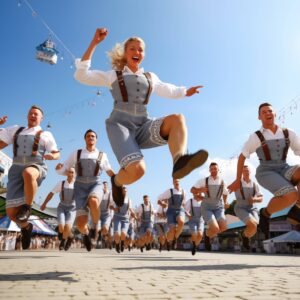 Schuhplattler Tanzkampf