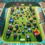 Vielfalt der Hüpfburgen