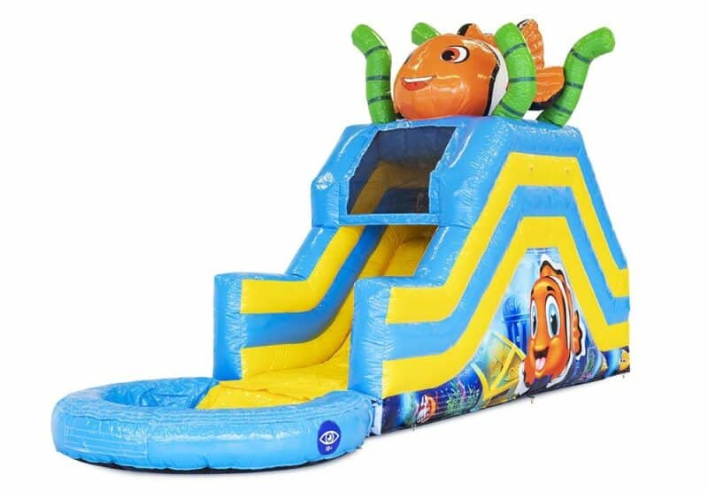 Wasserrutsche Garten