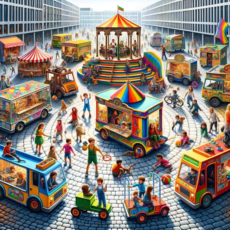 Spielmobil Markt