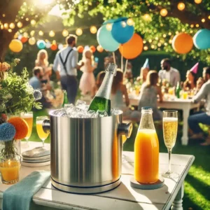 Sektkühler Gartenparty