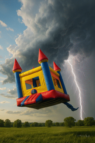 Floating Bouncy Castle