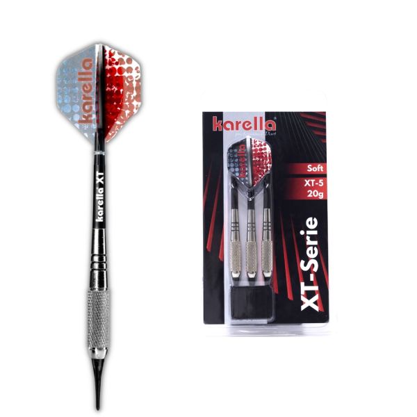 Karella Softdart Packung XT 5 mit 3 Dartpfeilen