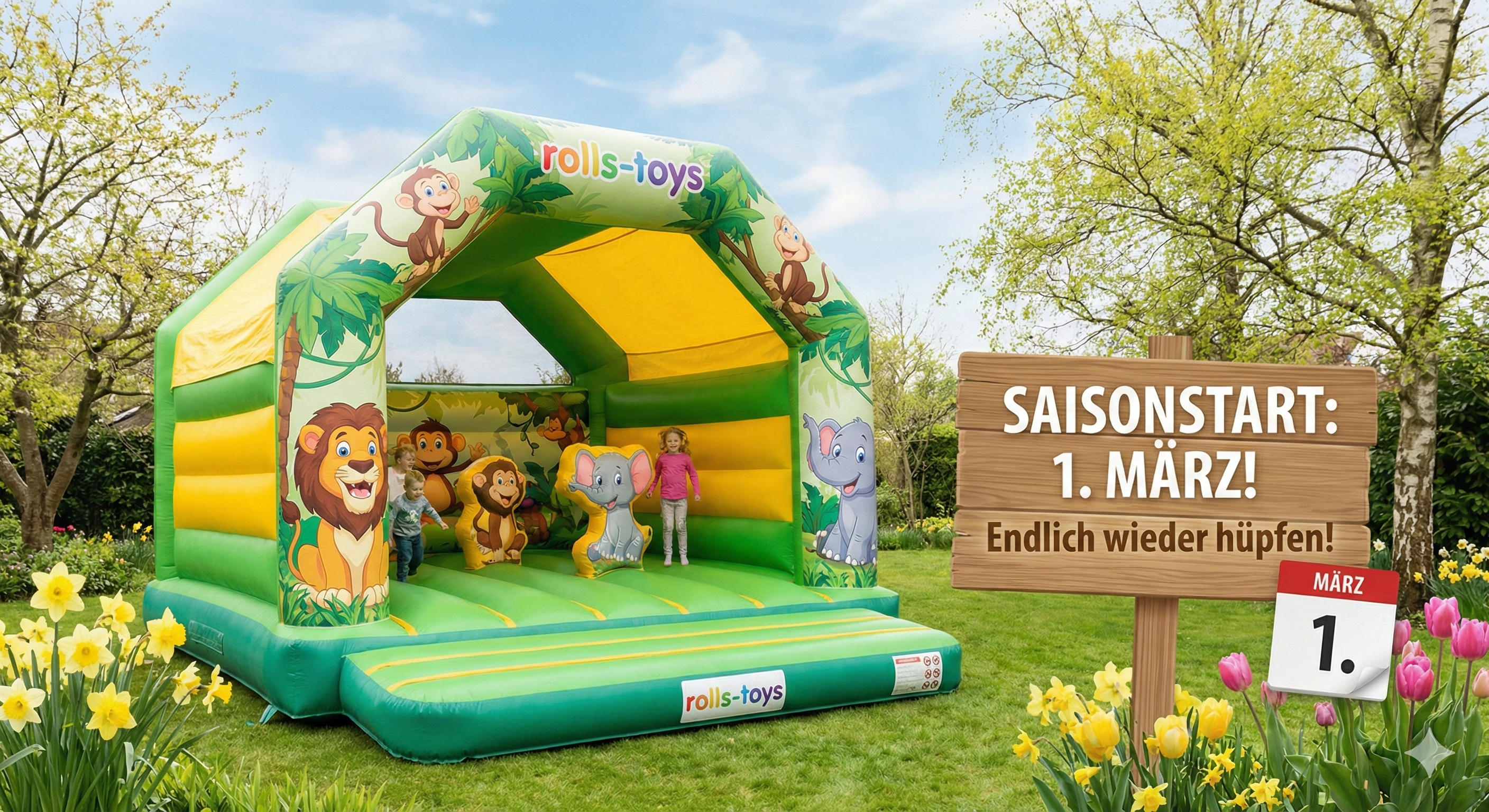 Endlich wieder Hüpfen