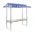 Marktstand blau-weiss