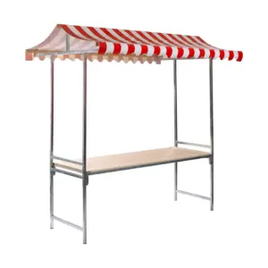 Marktstand Rot Weiss
